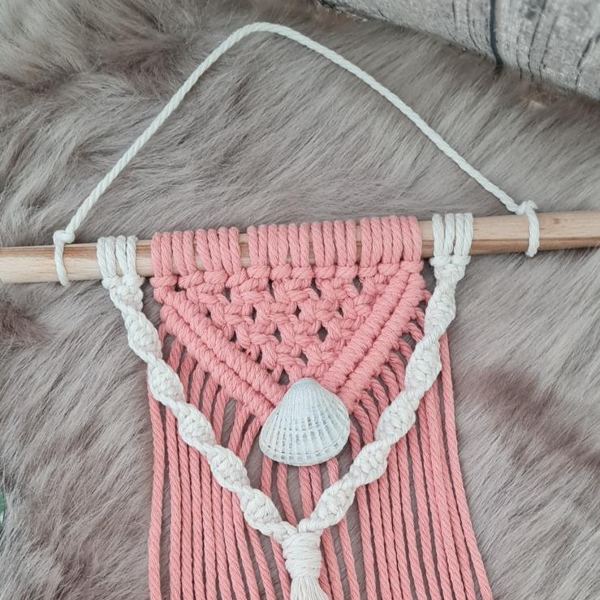 Wandbehang mit Muschel